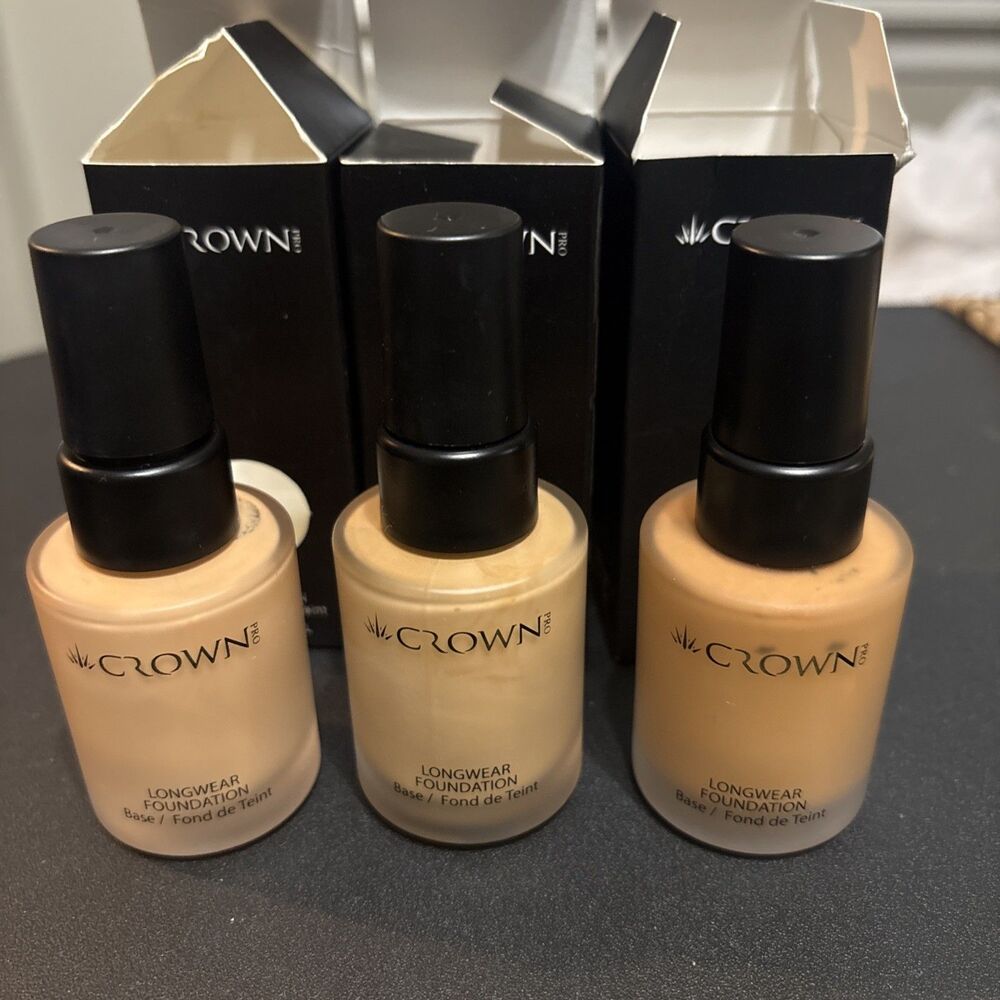 Crown Pro Blendable Longwear Foundation, 1 oz. Beige, Tan, Neutral Beige